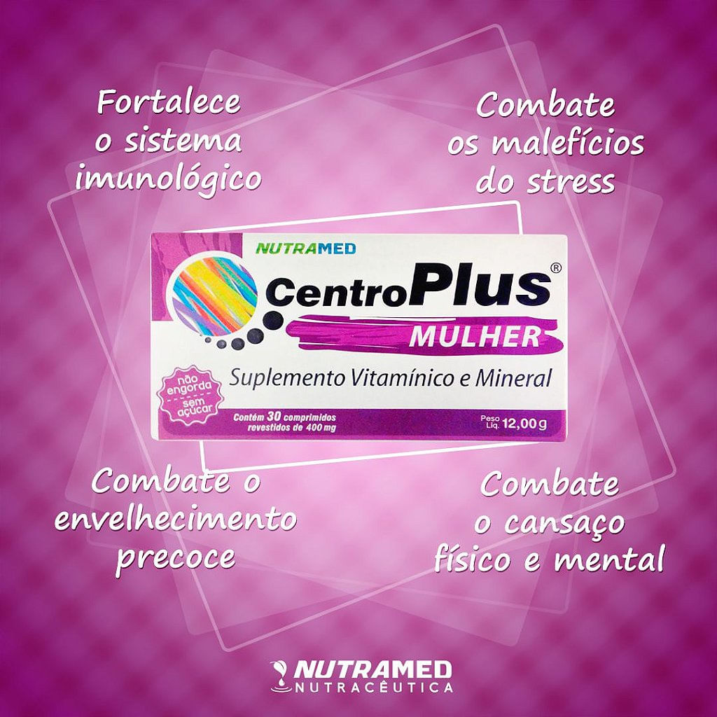 Polivitamíico Centroplus Mulher 30 comprimidos