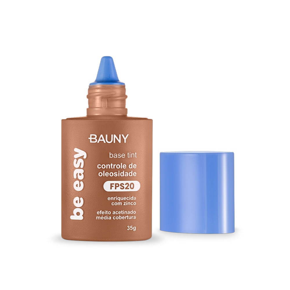 Base Tint Líquida Be Easy Bauny FPS 20 35g Cor 100