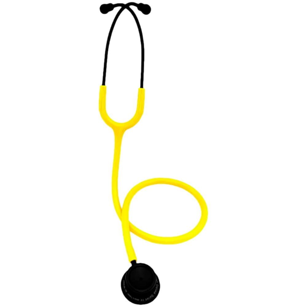Estetoscópio Spirit Professional Black Edition Amarelo