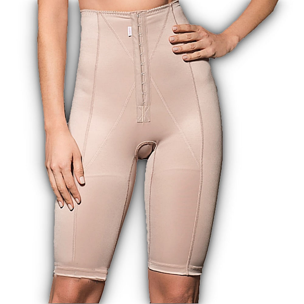 Cinta Bermuda Modeladora Abertura Frontal Chocolate Tamanho M