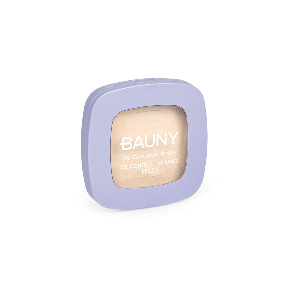 Pó Compacto Facial Bauny 10g Cor 010