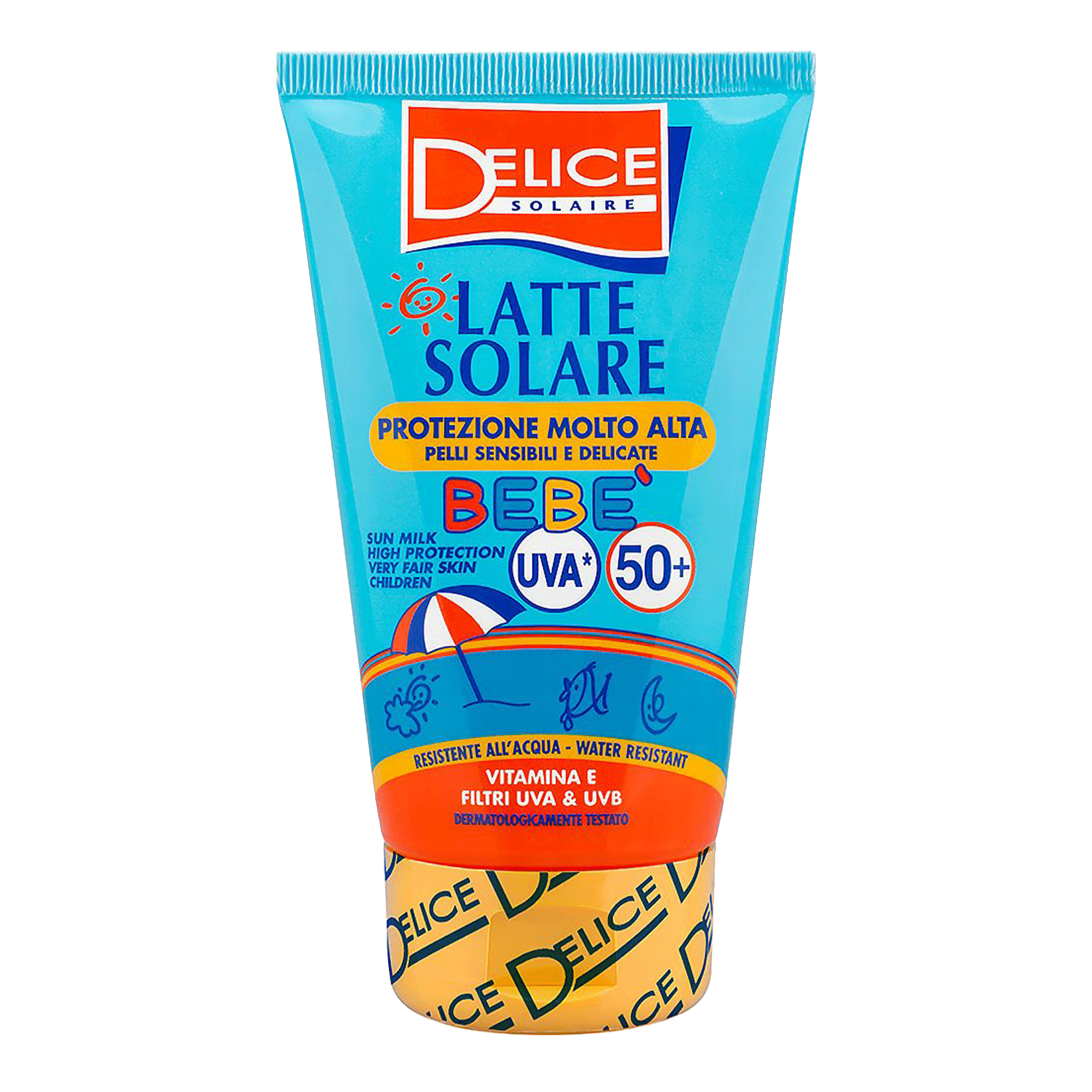 Protetor Solar Delice Solaire Latte Solare Bebê Fps 50+ Uva 100ml