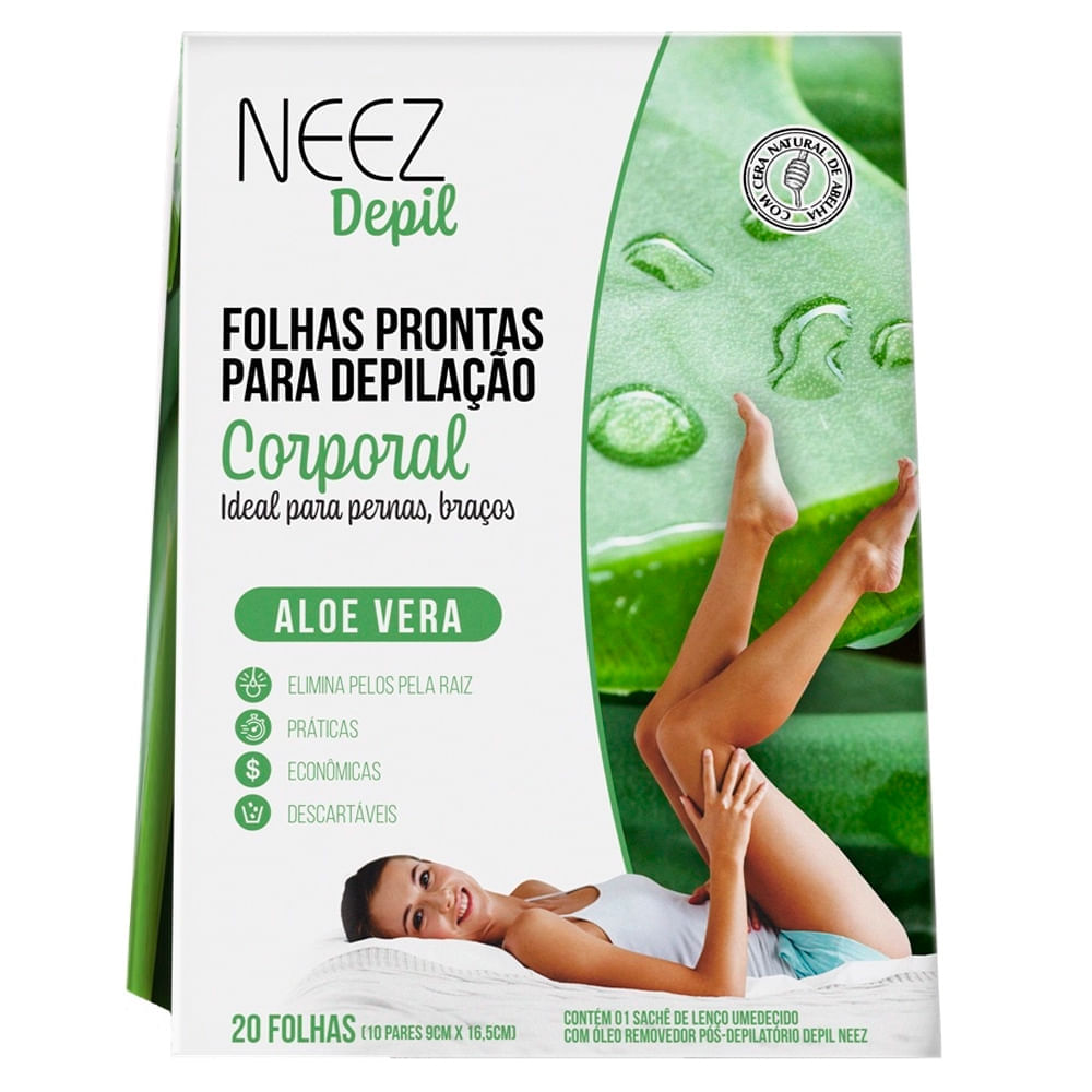 Folha Depil Corporal Neez Com 10 Unidades