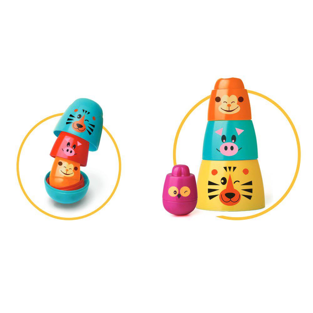 Brinquedo Educativo Matrioska Bichitos  Sortido Elka