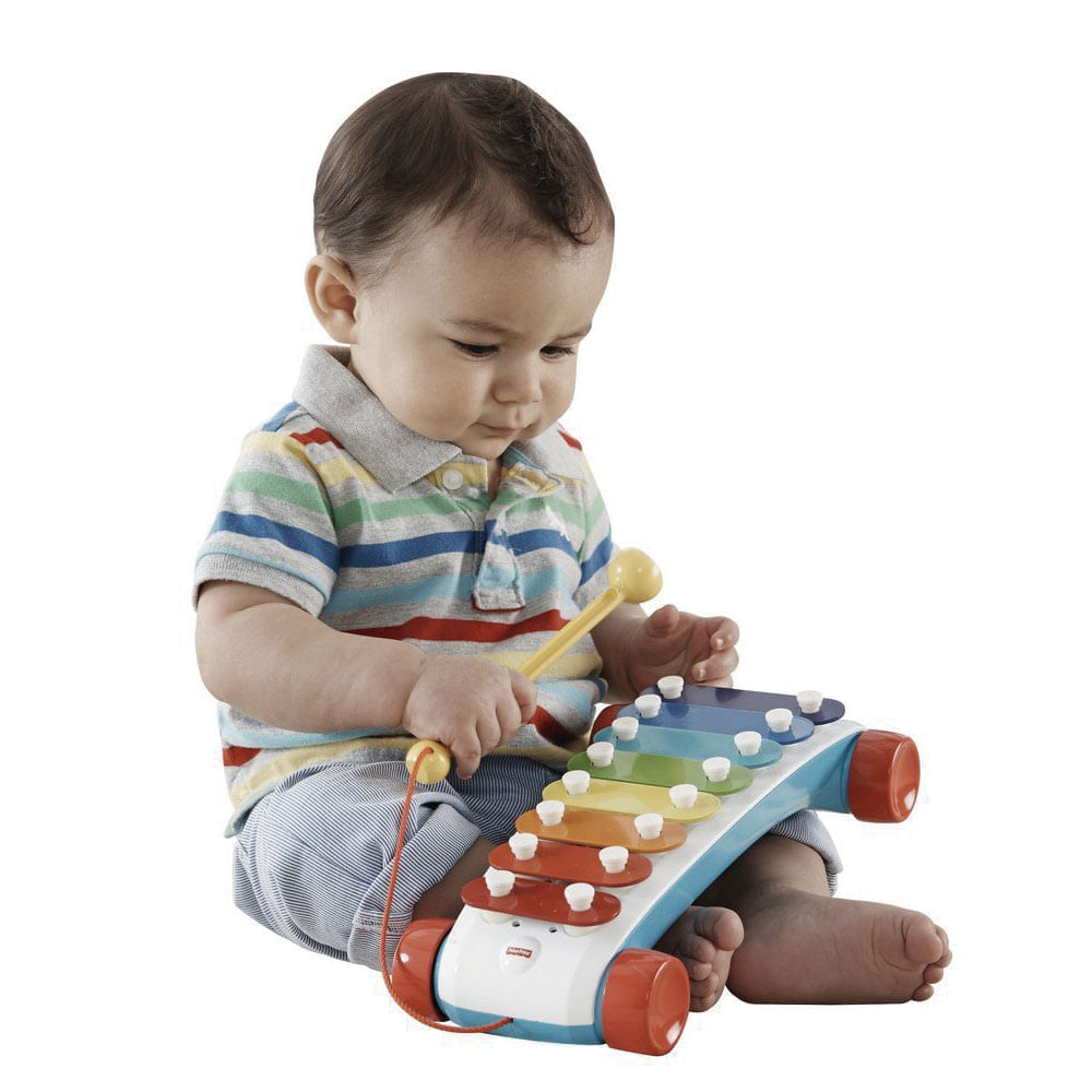 Xilofone Carrinho Colorido Fisher-Price
