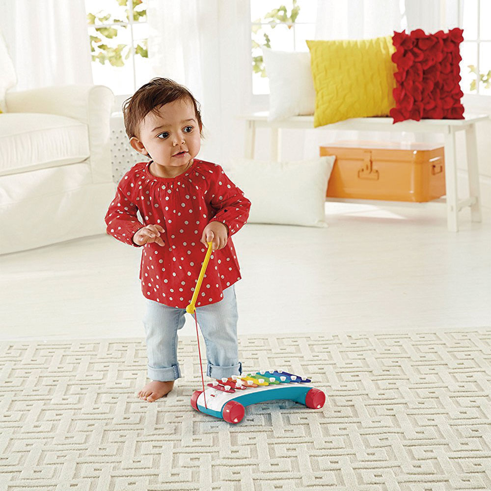 Xilofone Carrinho Colorido Fisher-Price