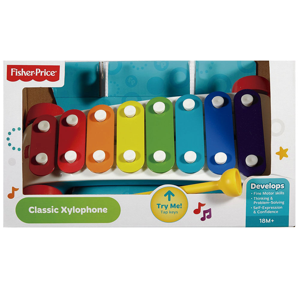 Xilofone Carrinho Colorido Fisher-Price