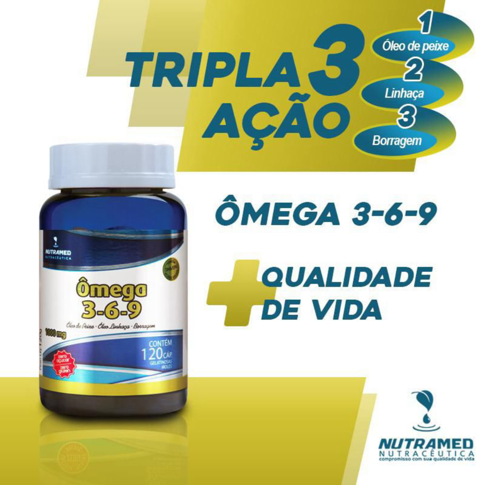Ômega 369 Com 60 cápsulas