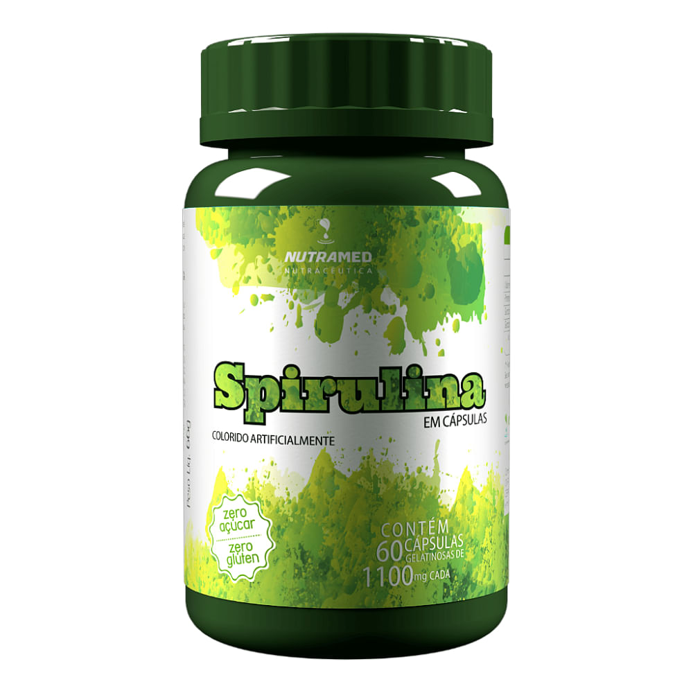 Spirulina Com 60 cápsulas