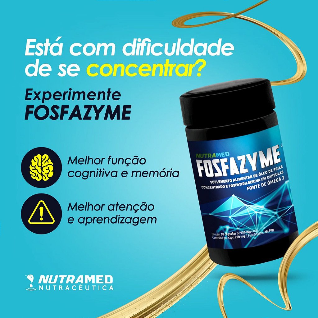 Fosfazyme Nutramed Com 30 Cápsulas