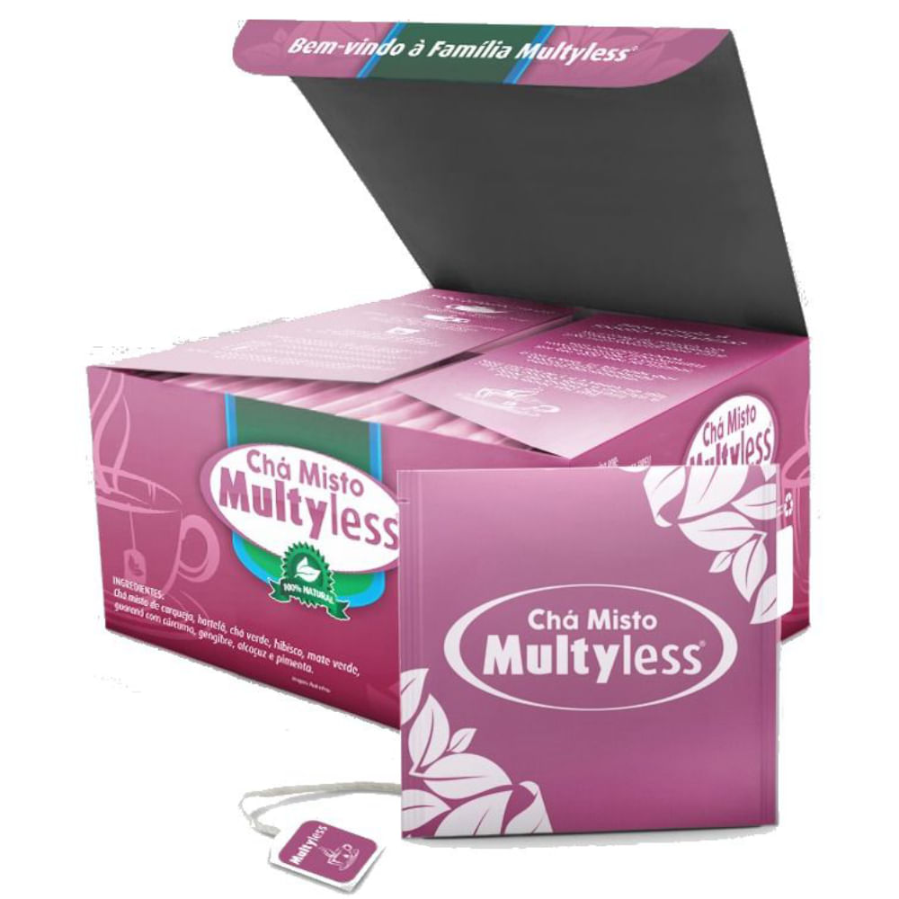 Chá Misto Multyless Nutramed Com 60 Sachês