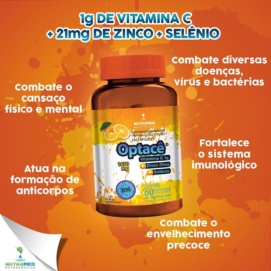 Optacê Nutramed Com 60 cápsulas