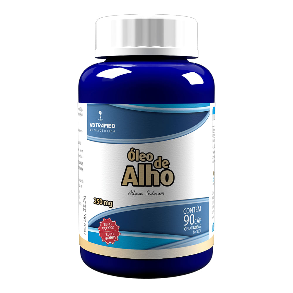 Óleo de Alho Nutramed Com 90 cápsulas