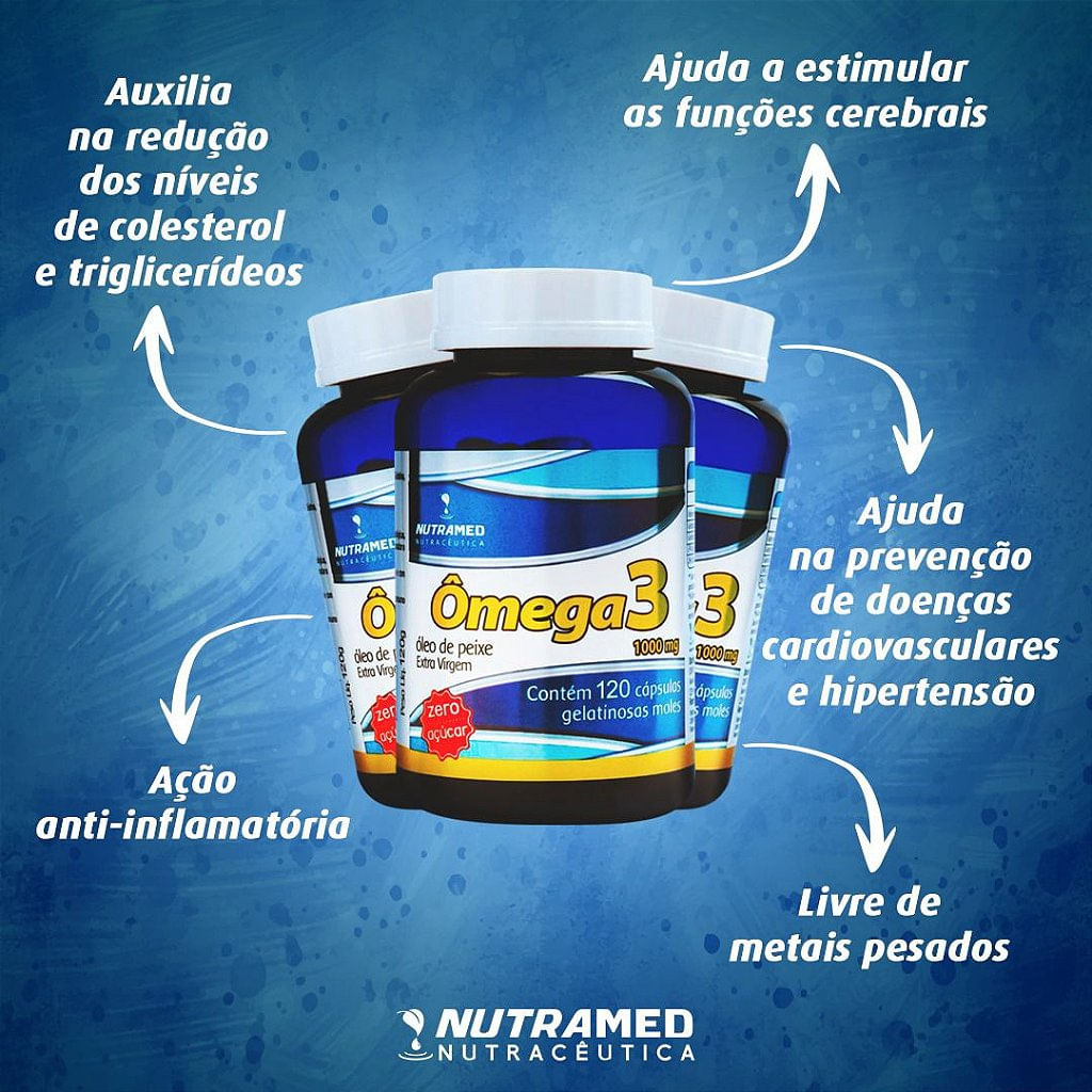 Ômega 3 Nutramed 1000mg 100 cápsulas