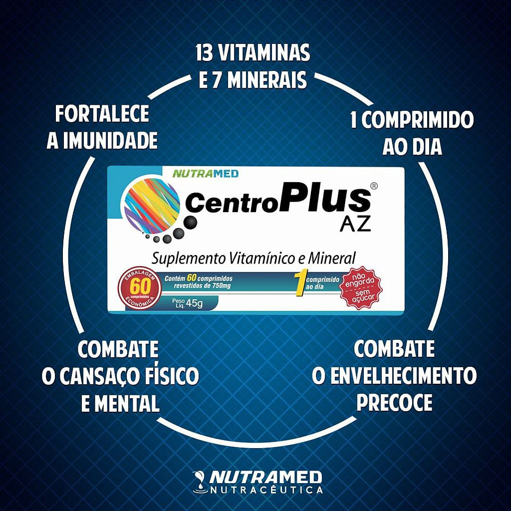 Centroplus A-Z Nutramed 30 comprimidos