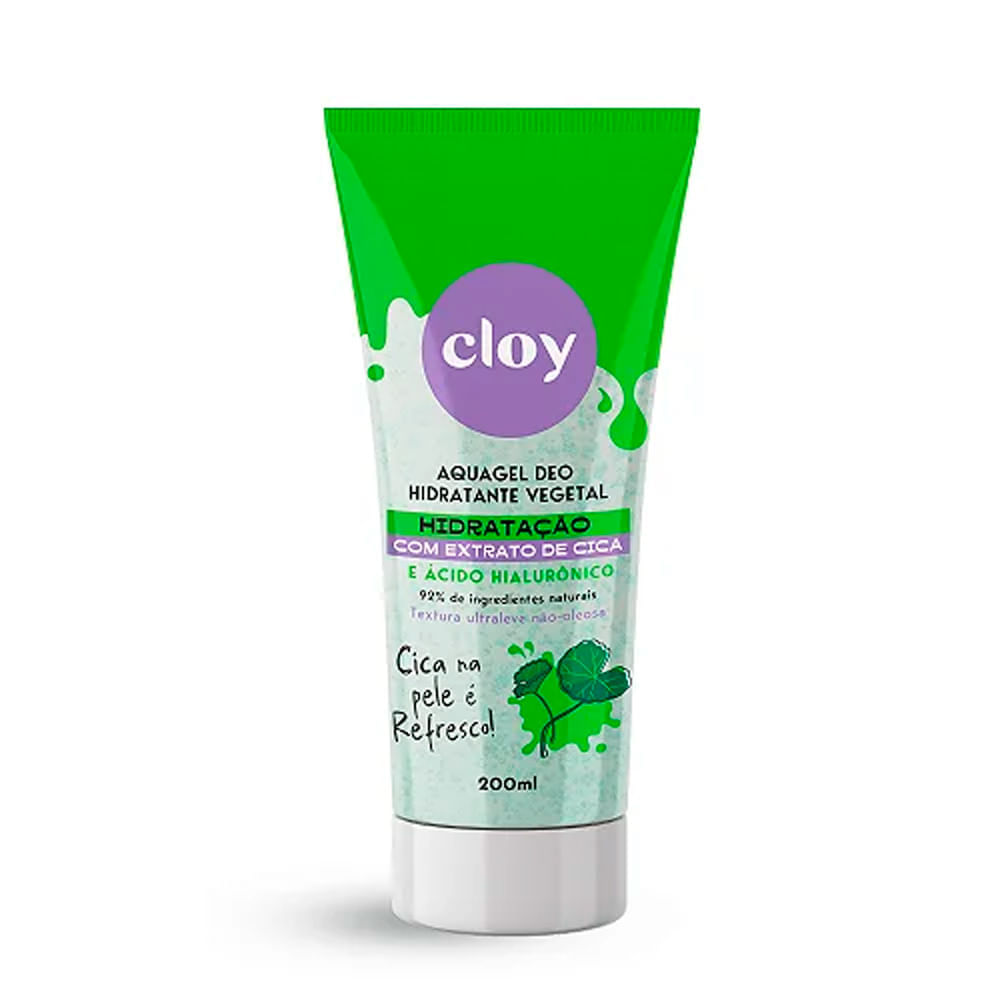 Hidratante Corporal Aquagel Cloy Extrato De Cica 200g