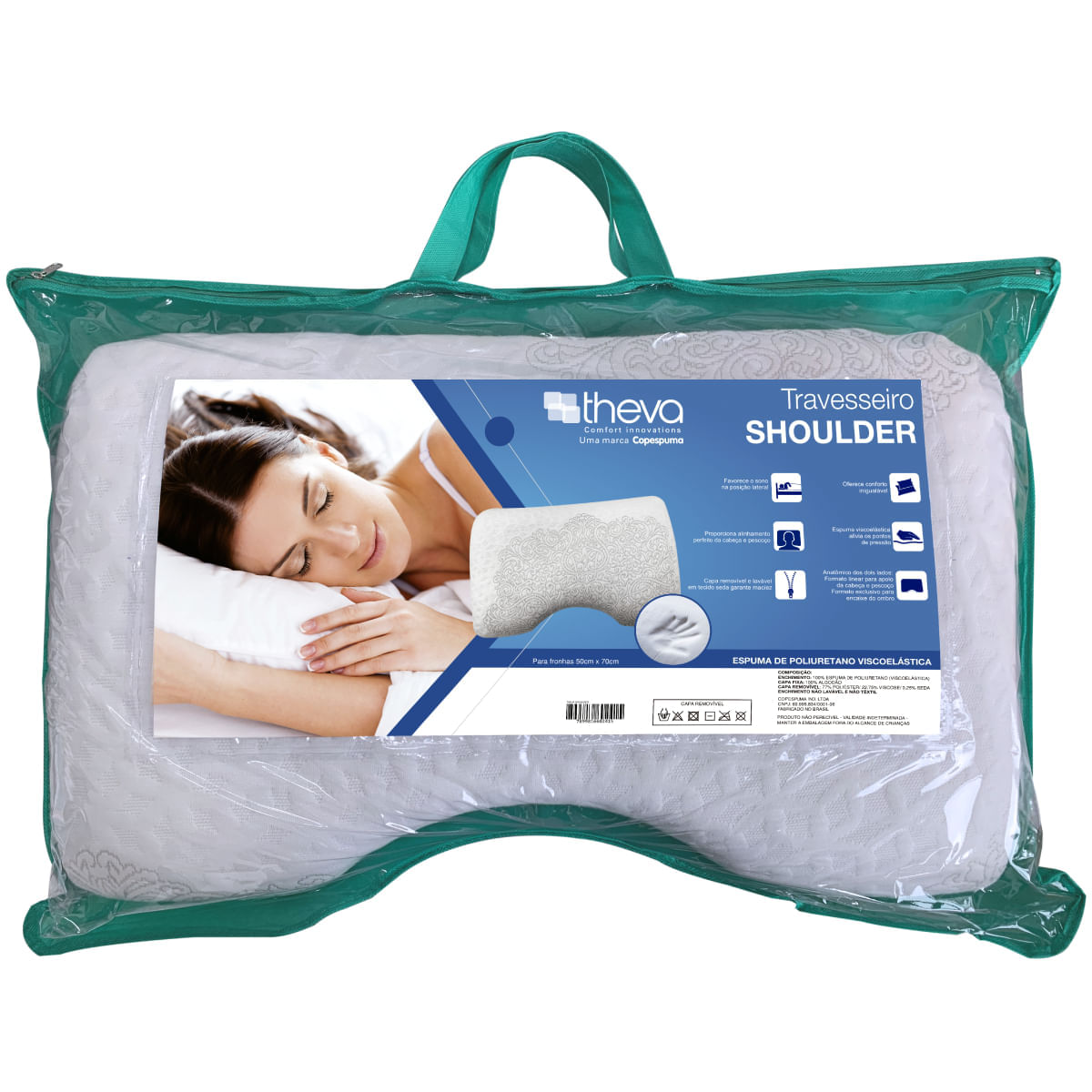 Travesseiro Com Encaixe Para Ombro Theva Shoulder