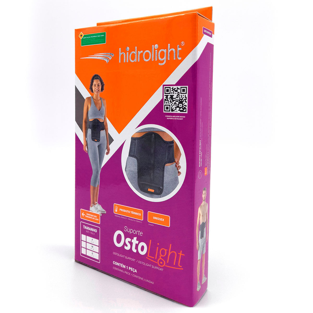 Suporte Bolsa de Colostomia Ostolight Hidrolight Tamanho M