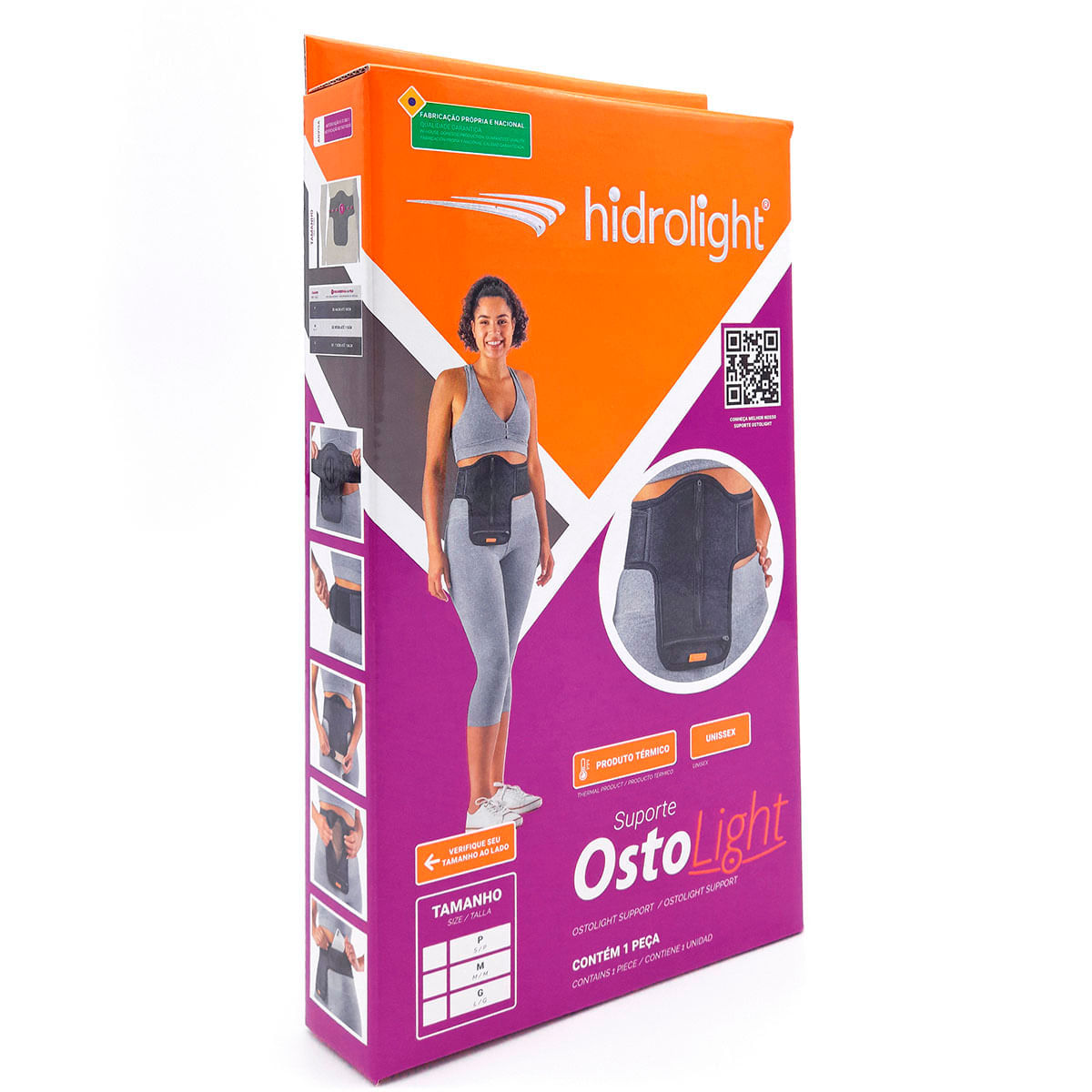 Suporte Bolsa de Colostomia Ostolight Hidrolight Tamanho M