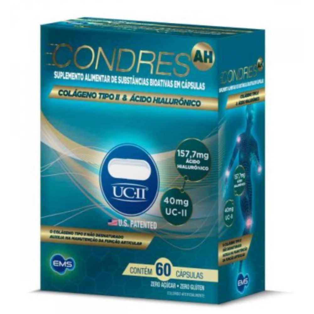 Suplemento Alimentar Condres AH 60 Cápsulas