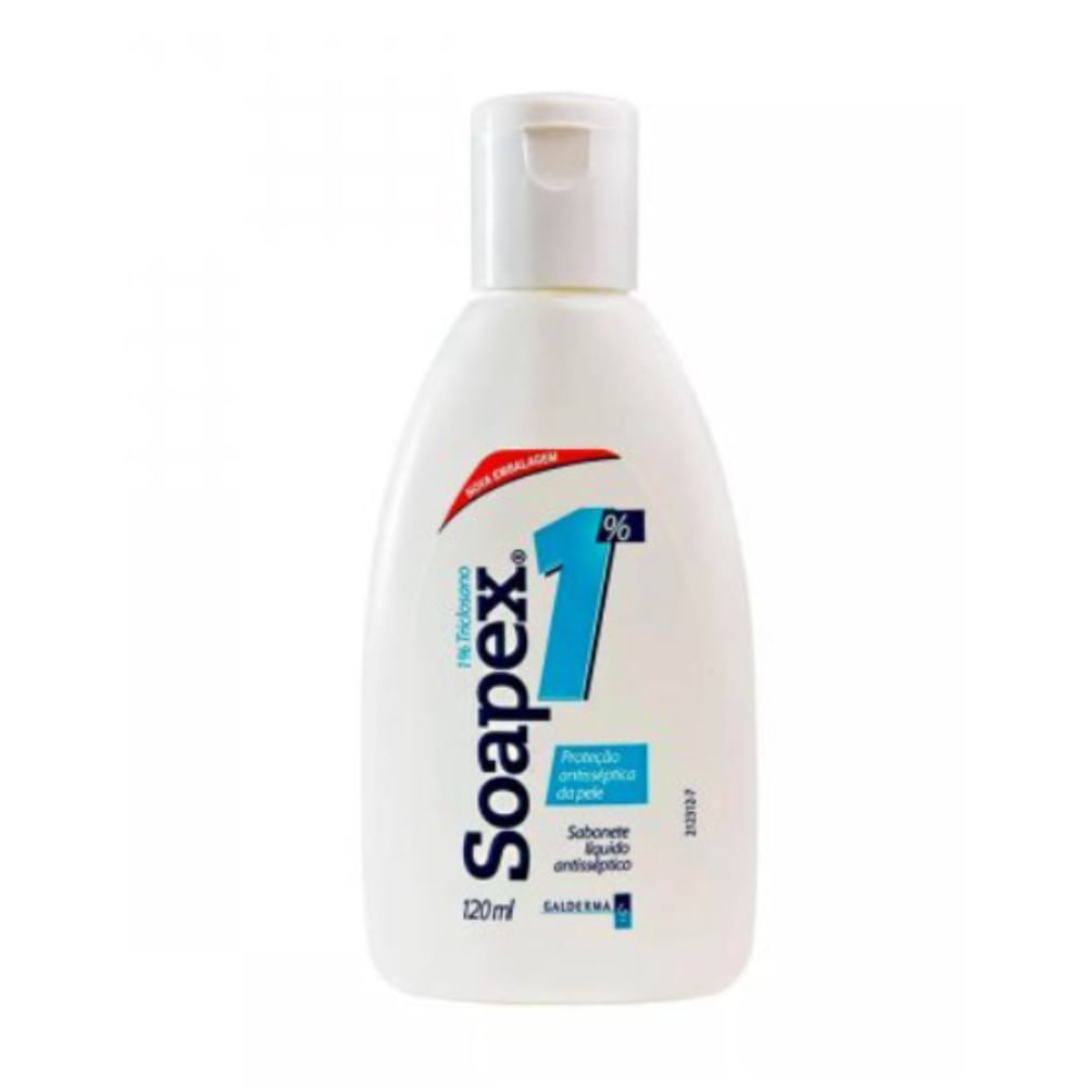 Sabonete Líquido Antisséptico Soapex 1% Galderma 120ml