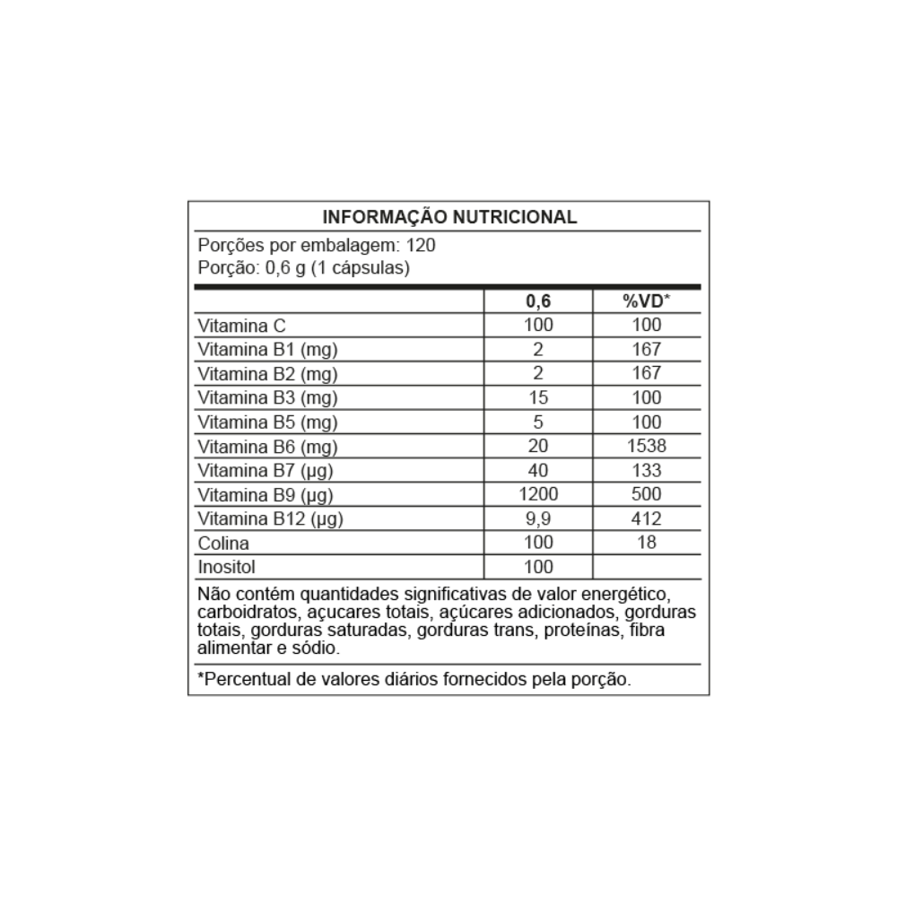 Bio B Complex 120 Cápsulas