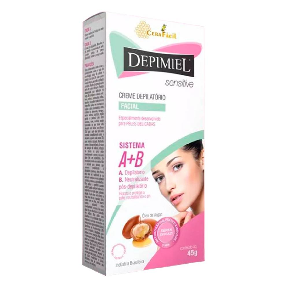 Creme Depilatório Depimiel A+B Rosto 45g