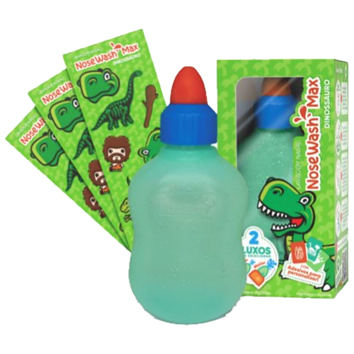 Dispositivo Para Lavagem Nasal De Dinossauro 240ml Nosewash