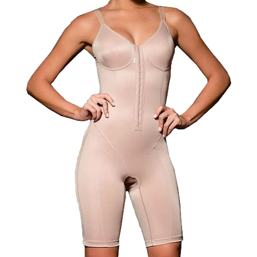 Modelador Feminino 1/2 Perna Abert. Frontal Chocolate Tam 48