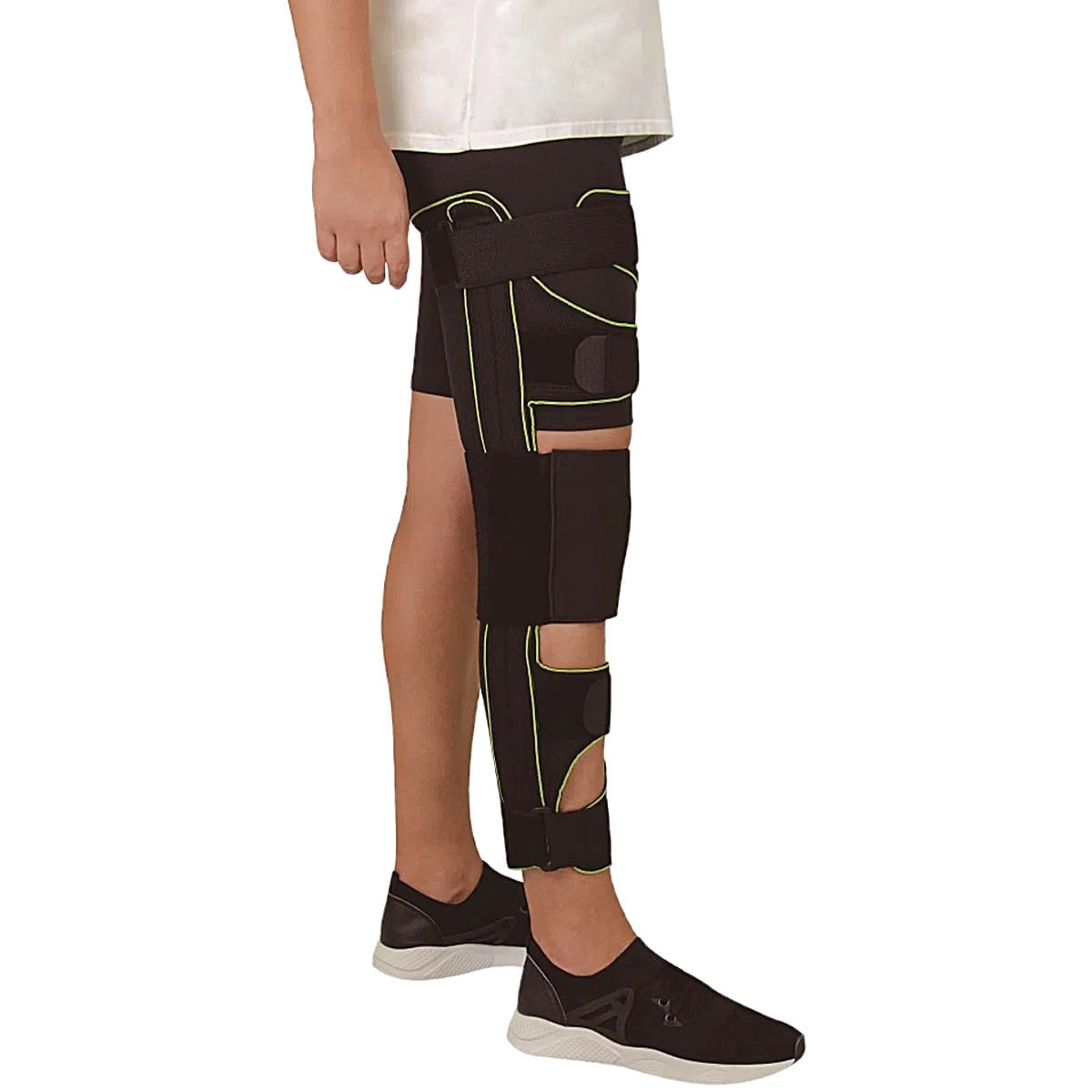 Imobilizador Ergonômico Longo Para Joelho Largo Tam P 1 Unidade