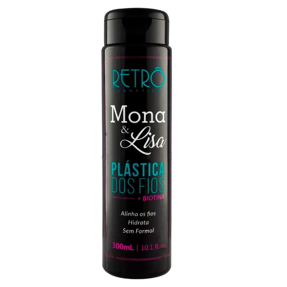 Escova Progressiva Plástica Dos Fios Retrô Cosméticos Mona & Lisa 300ml