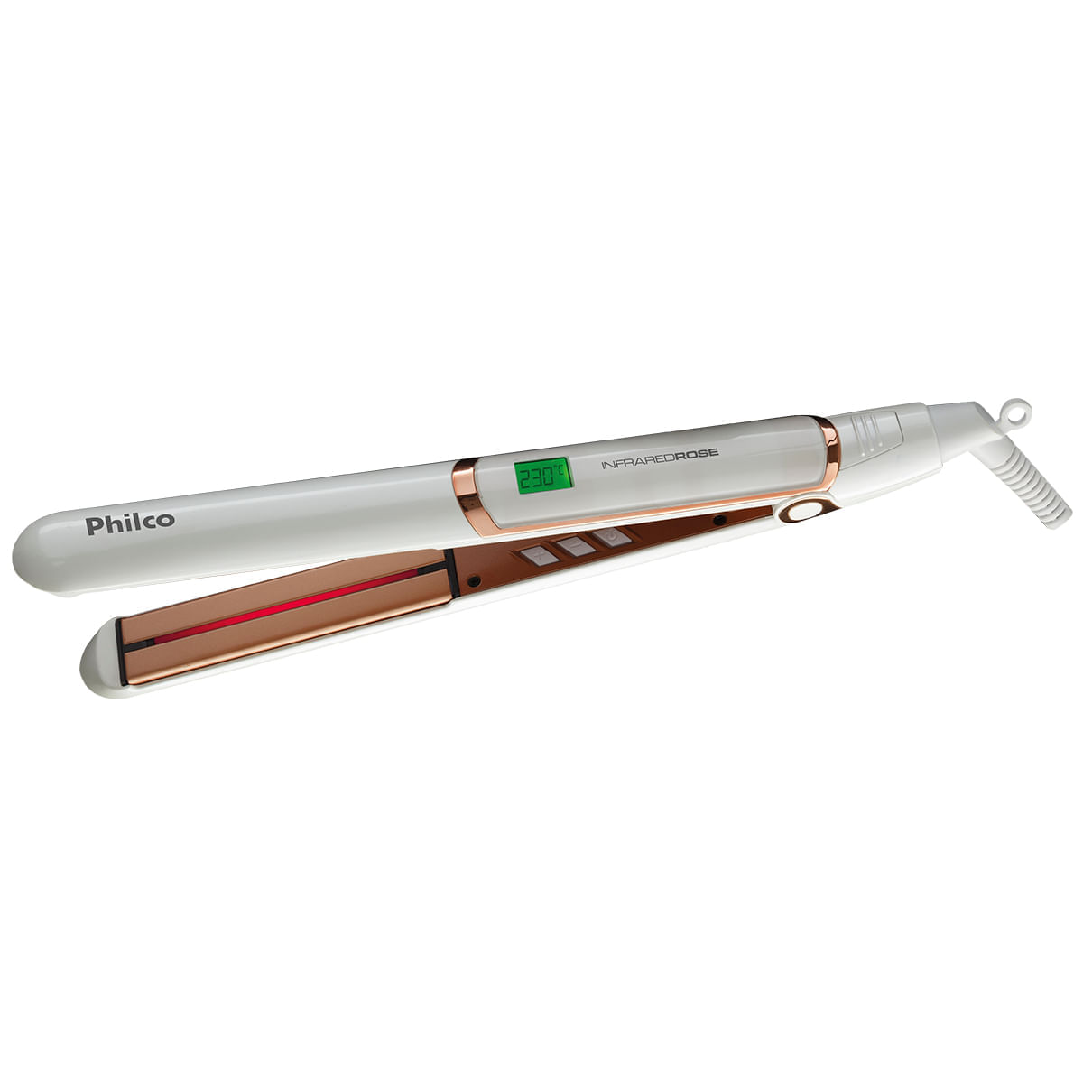 Prancha Philco Infrared Rose Placas em Cerâmica Bivolt