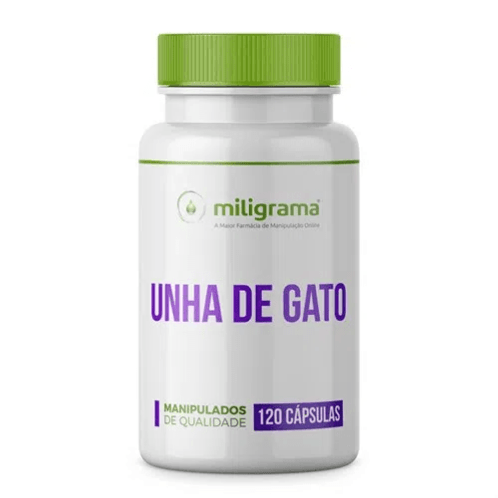 Unha de Gato 250mg Com 120 Cápsulas