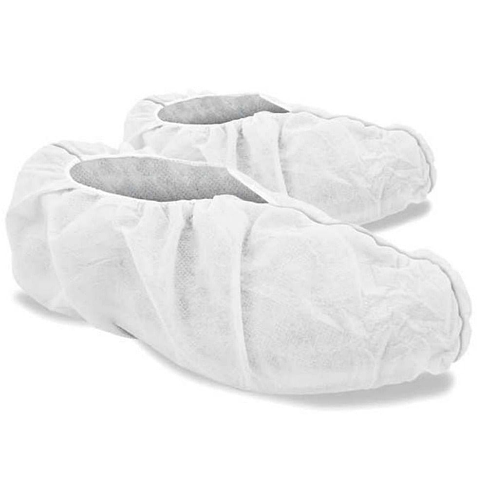 Sapatilha Descartável Propé Descarpack Gramatura 20 Cor Branca Pacote Com 50 Pares