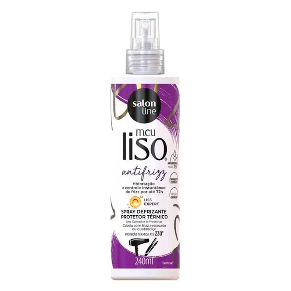 Defrizante Salon Line Spray Meu Liso Antifrizz 240ml