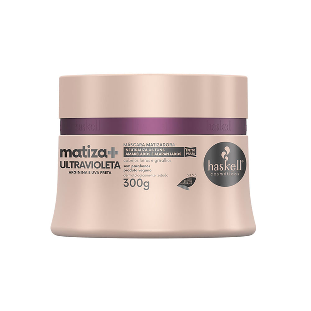 Máscara Capilar Haskell Matizador Ultra Mais Violeta 300g