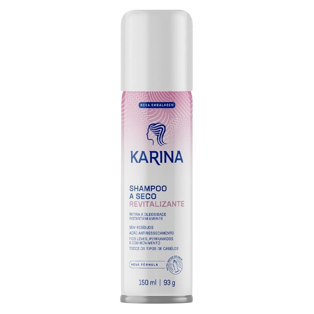 Shampoo A Seco Karina Revitalizante 150ml