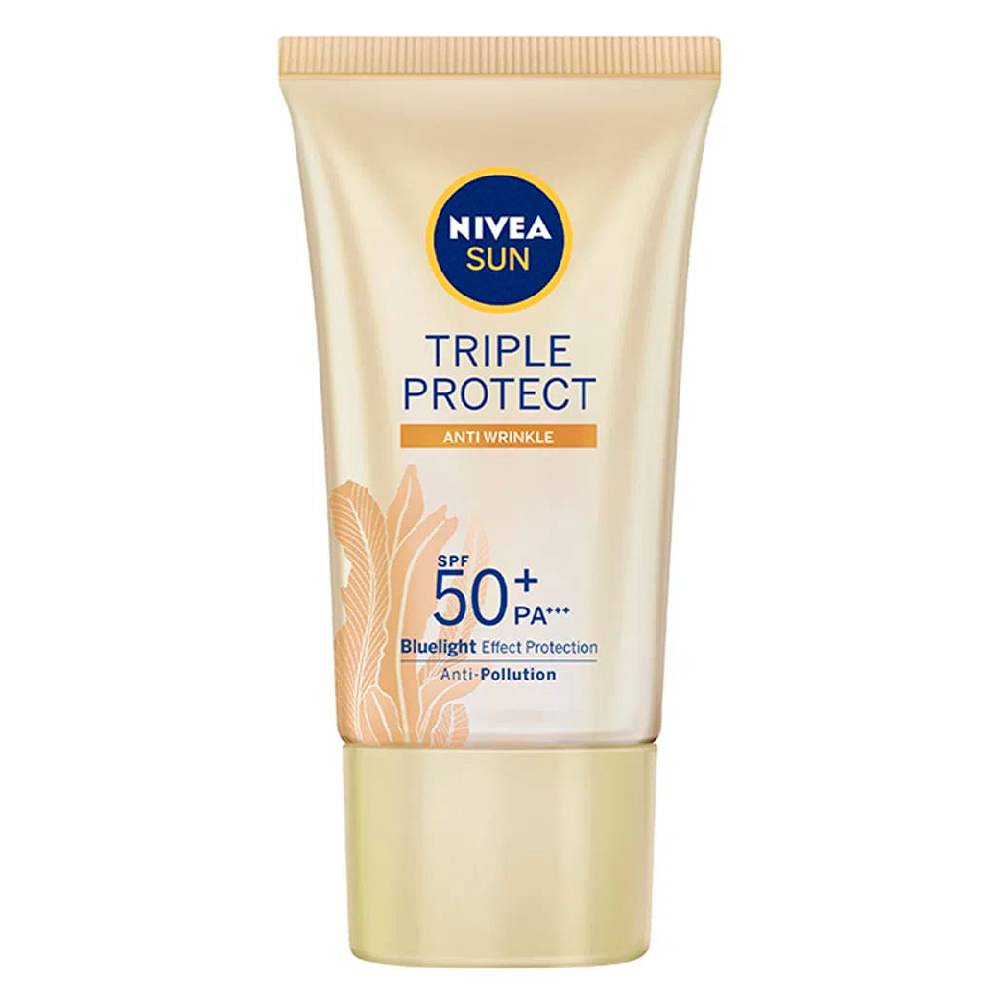 Protetor Solar Facial Nivea Sun Triple Protect Antissinais FPS50 40ml