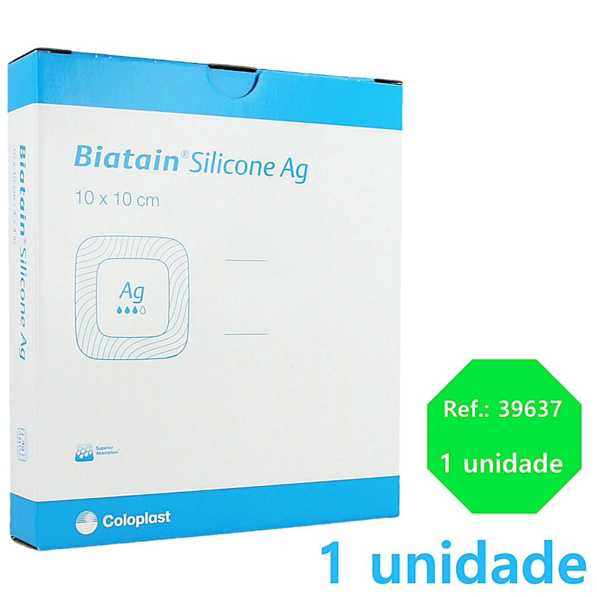 Curativo de Silicone Biatain Coloplast 1 Unidade