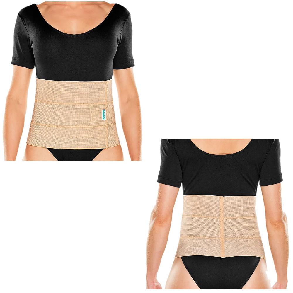 Faixa Abdominal Três Painéis Elástica Chantal Tamanho Gg/egg