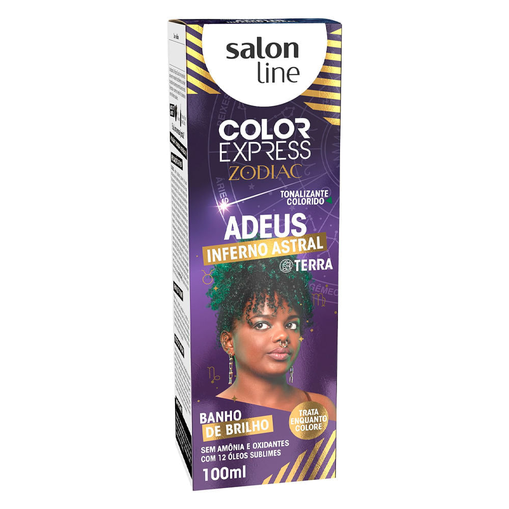 Tintura Tonalizante Salon Line Color Express Zodiac Terra Verde Jade
