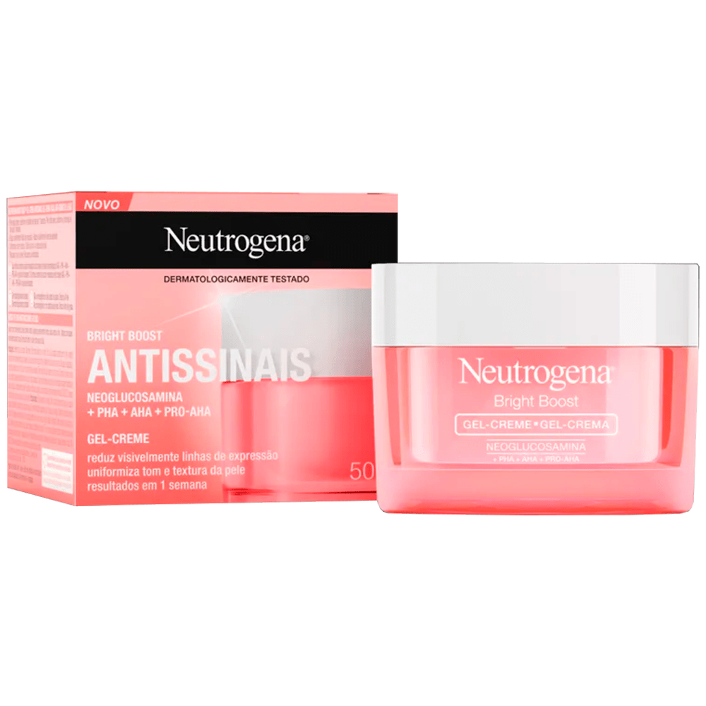 Gel Creme Facial Antissinais Neutrogena Bright Boost 50g