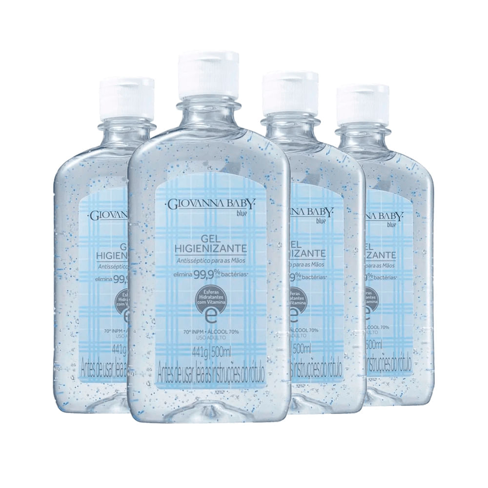 Álcool em Gel Higienizante Blue 500ml - Giovanna Baby