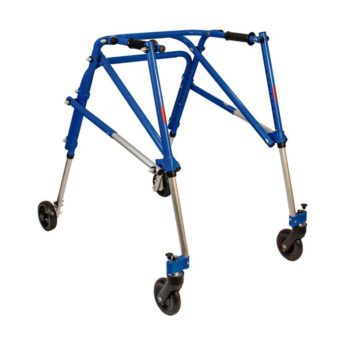 Andador Posterior De Alumínio Com 4 Rodas Mercur - Tamanho M