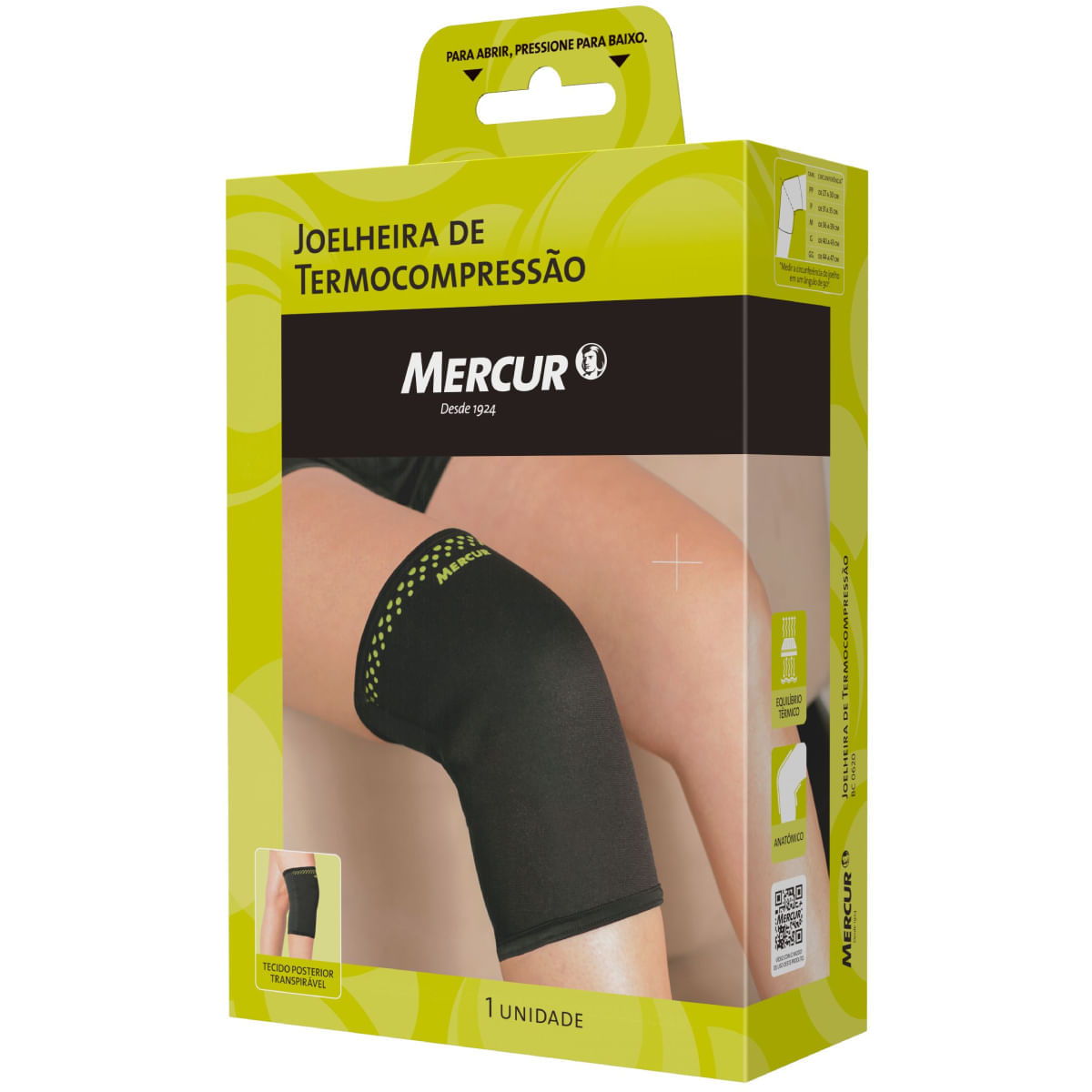Joelheira de Termocompressão Mercur Tamanho GG