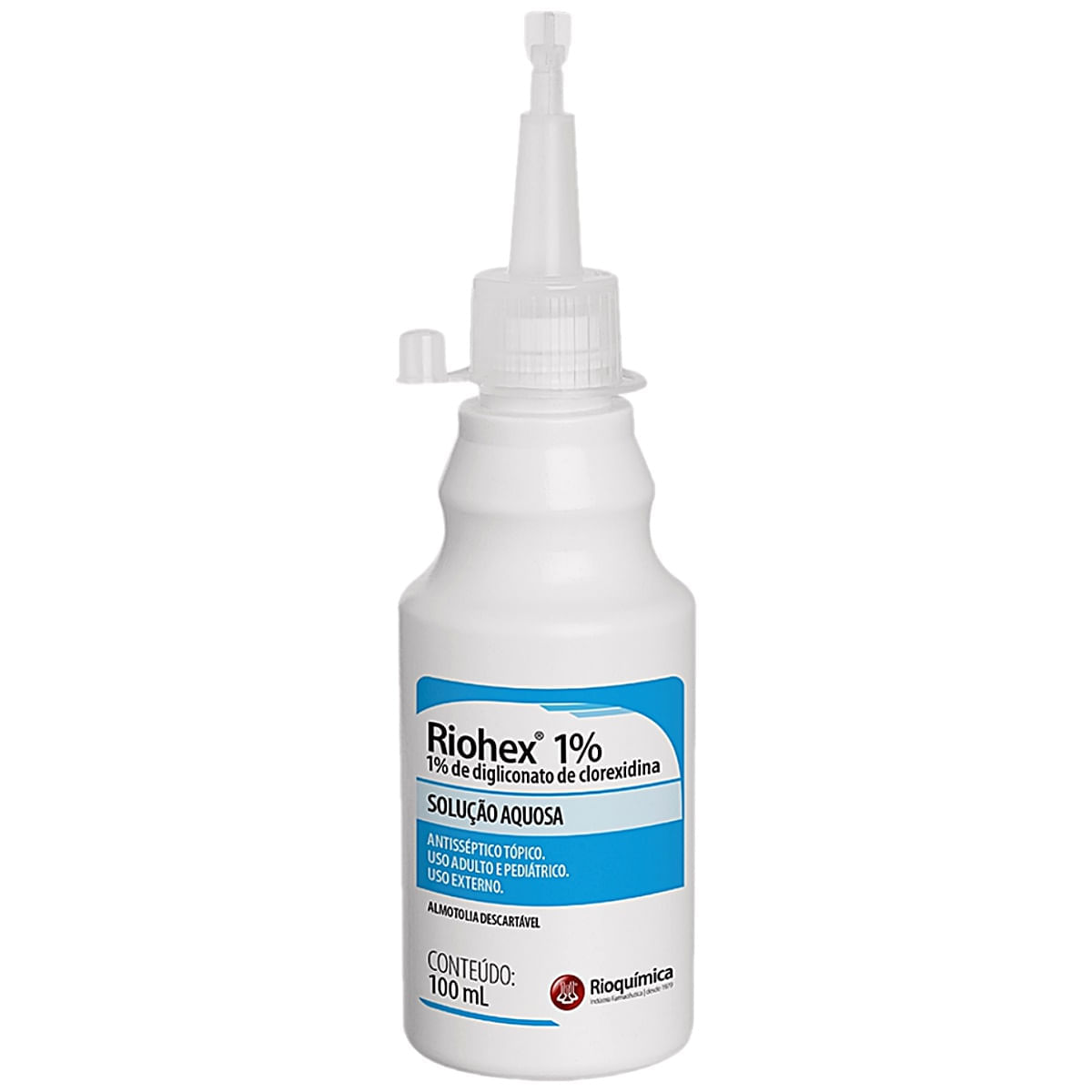 Riohex 1% Solução Aquosa Rioquímica 100ml - Unidade