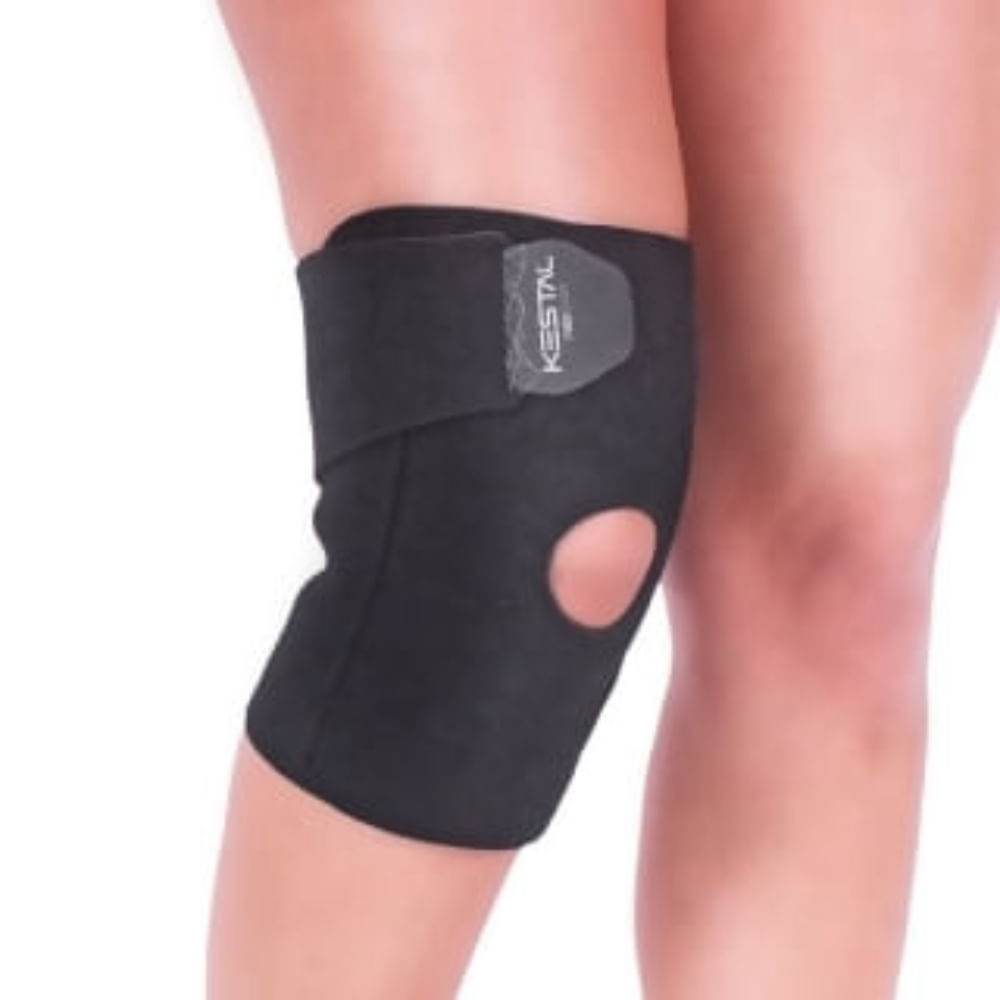 Joelheira Ajustável Neosoft Kestal Ksn076 Cor Preta