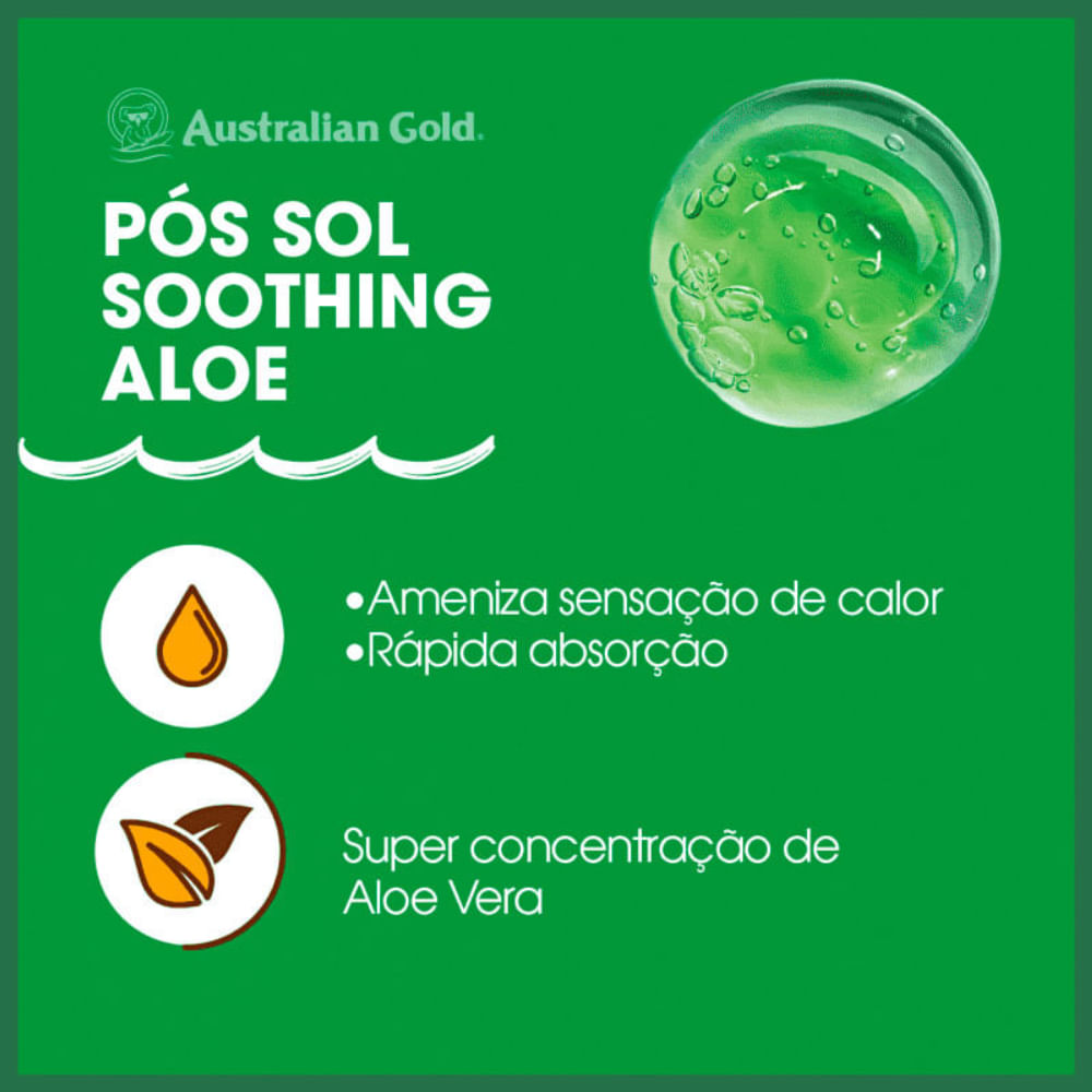 Gel Hidratante Pós Sol Australian Gold 125g