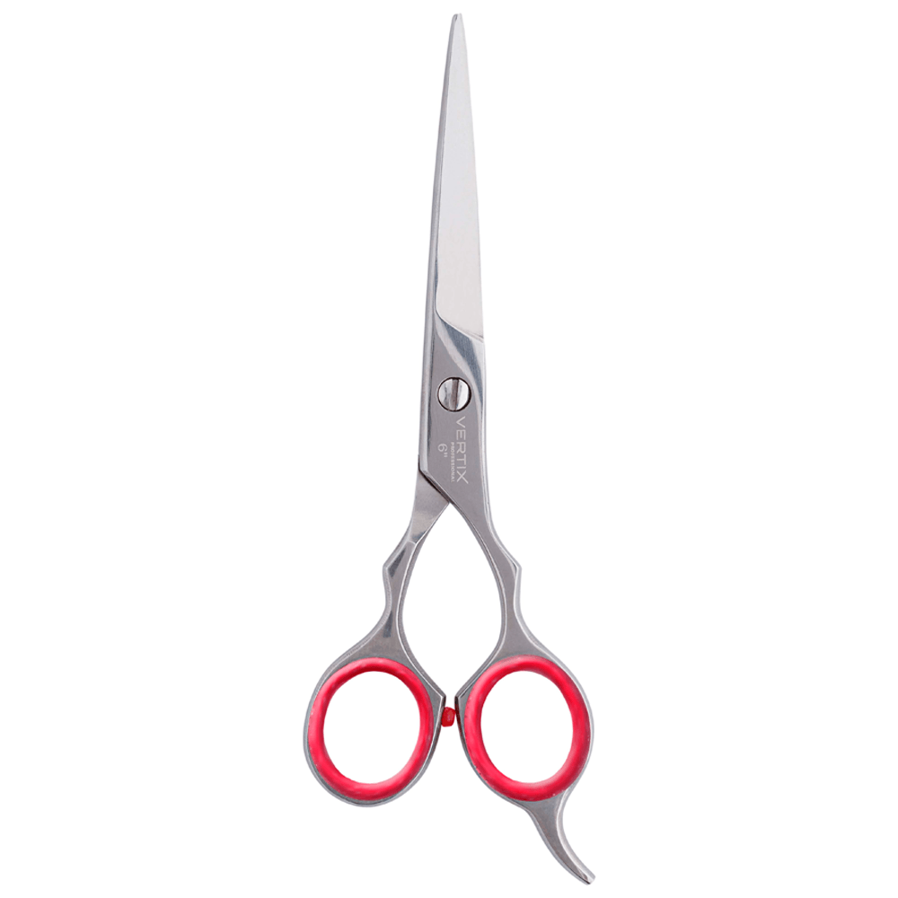 Tesoura Cabeleireiro Vertix Red Navalh 6,0