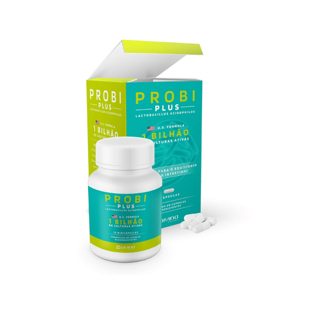 Probi Plus Probiótico Com 30 Comprimidos
